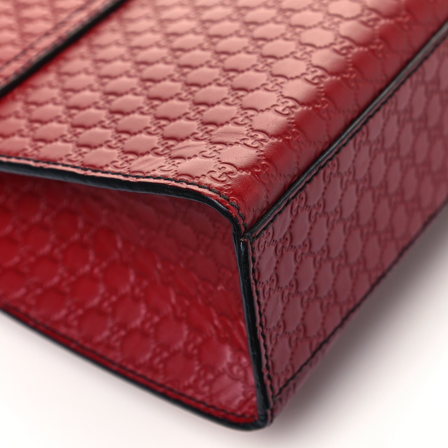 Gucci Microguccissima Medium Emily Chain Shoulder Bag Red 11 of 16