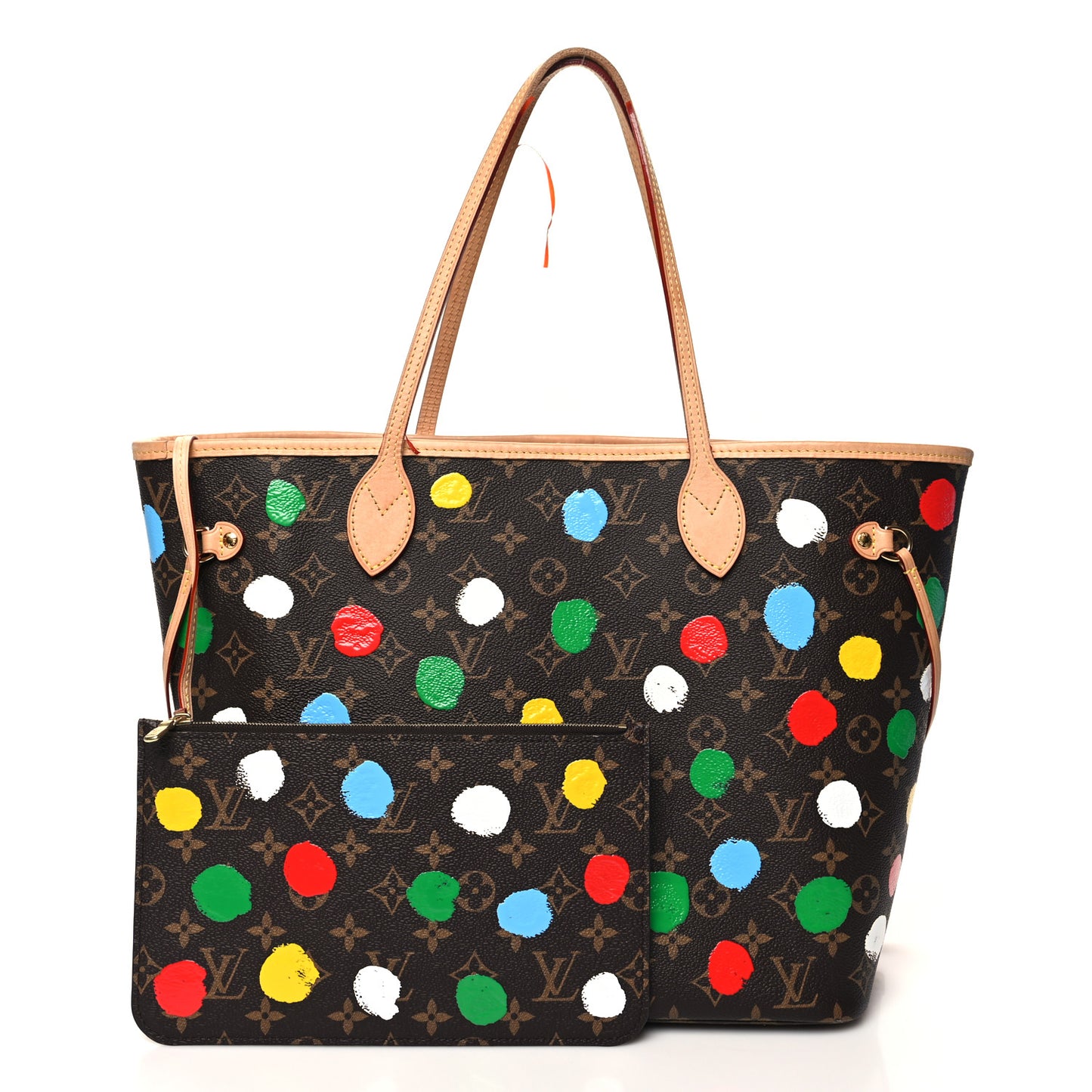 LV X YK Monogram Dots Neverfull MM