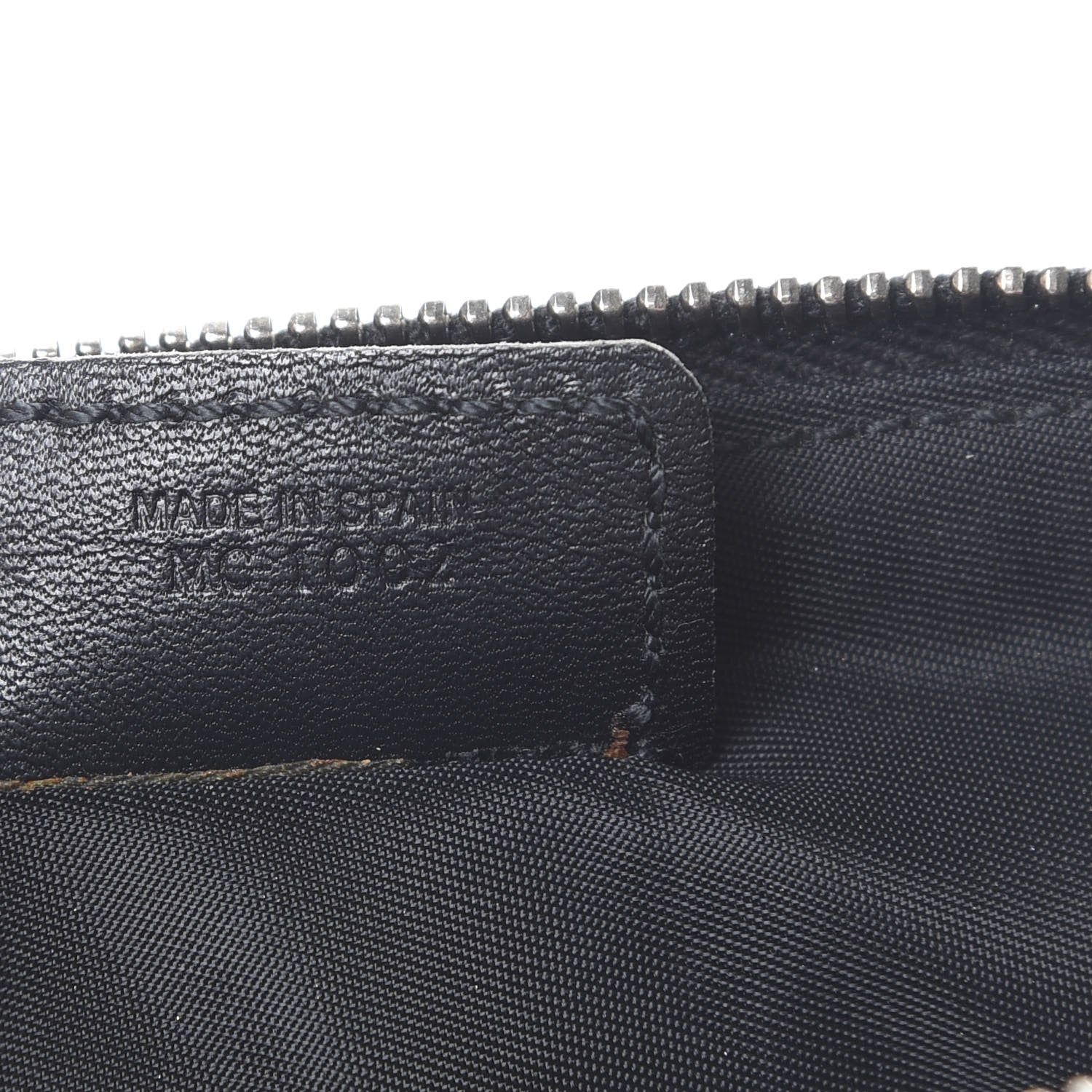 Christian Dior Monogram Mini Saddle Pochette Black 6 of 12