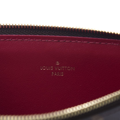 Louis Vuitton Monogram Felicie Chain Wallet Zippered Insert Fuchsia 5 of 7