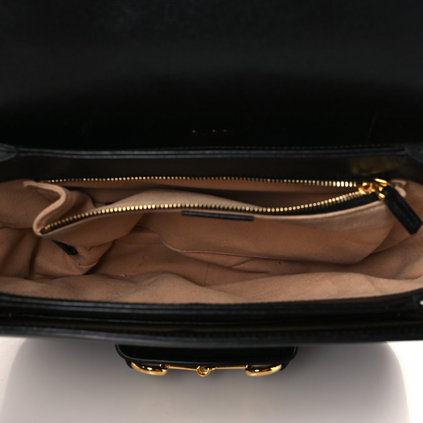 Azalea Calfskin Horsebit 1955 Shoulder Bag Black
