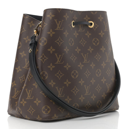 Louis Vuitton Monogram Neonoe MM Black 3 of 13