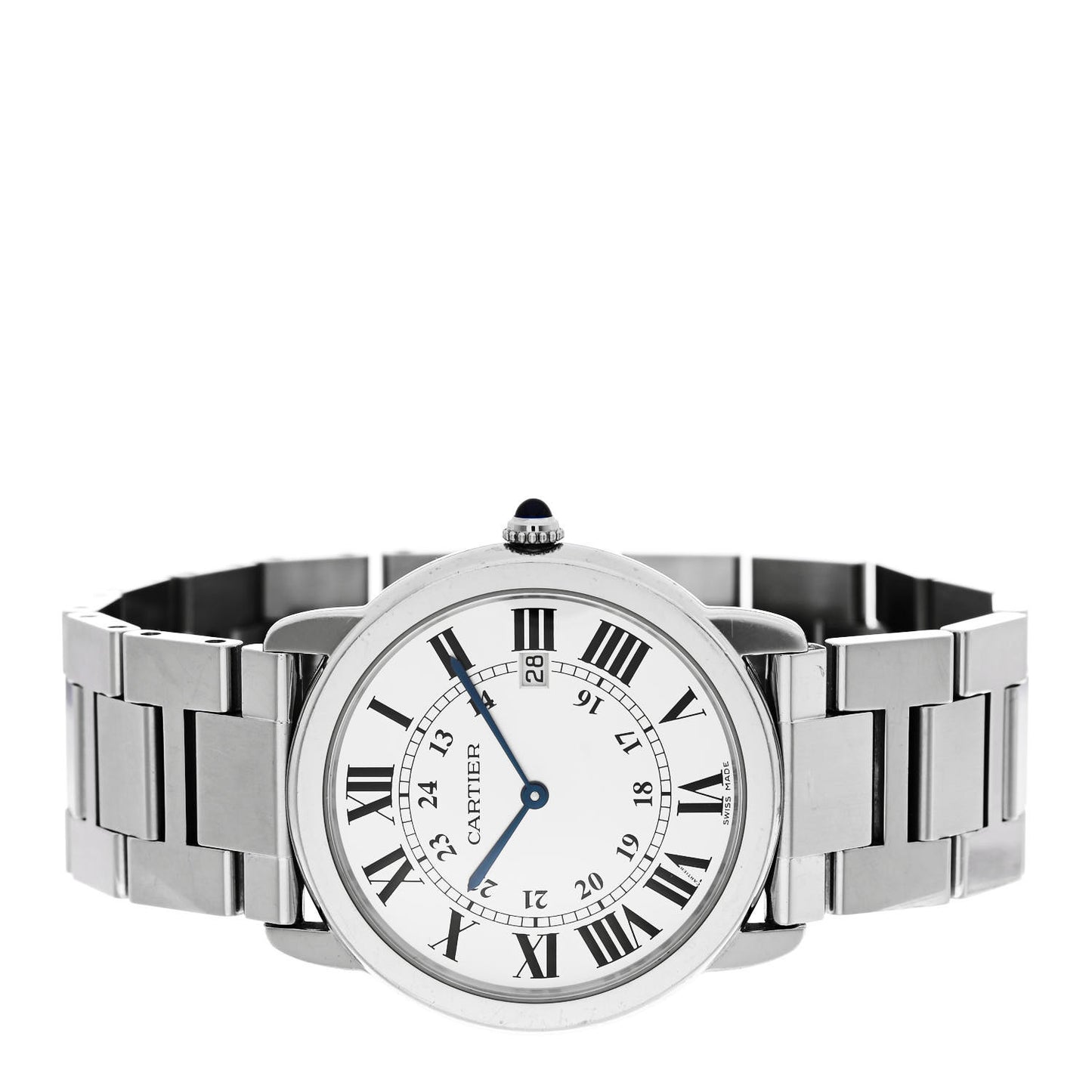 Stainless Steel 36mm Ronde Solo Quartz Watch