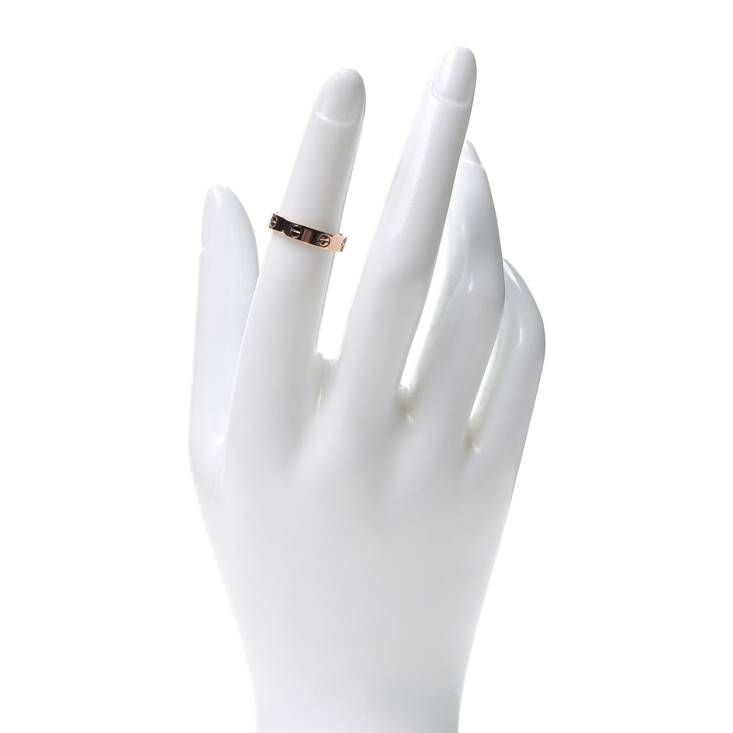 Cartier 18K Pink Gold 3.5mm LOVE Wedding Band Ring 49 4.75 2 of 4