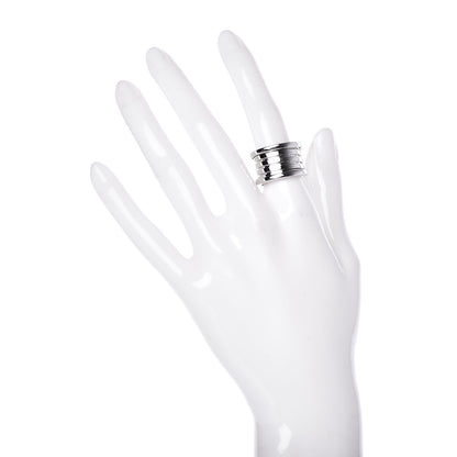 Bulgari 18K White Gold B.Zero1 5 Band Ring 53 6.25 2 of 4