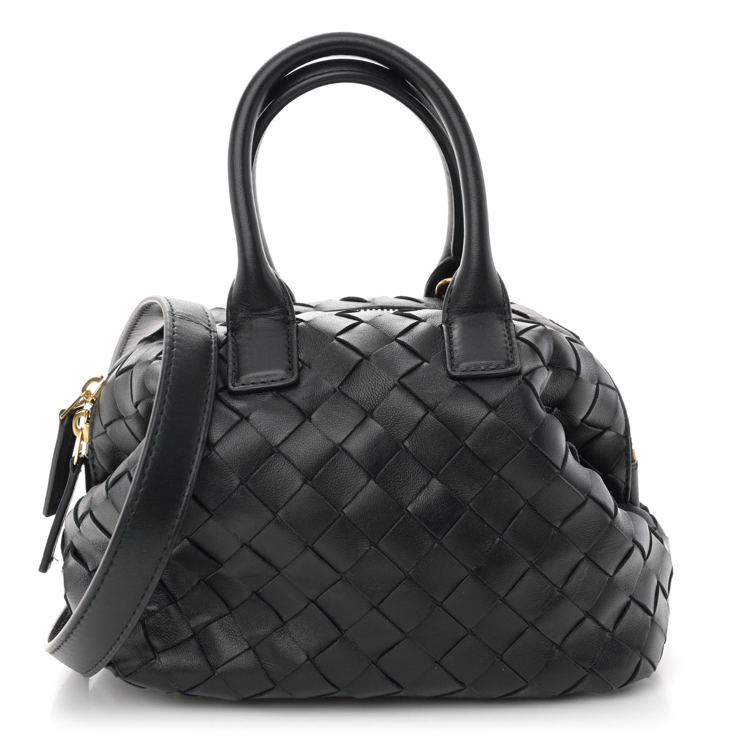 Nappa Intrecciato Bauletto Black