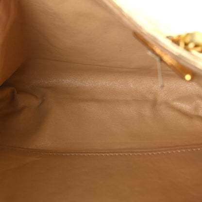 Chanel Metallic Lambskin Crystal Quilted Shoulder Bag Gold 5 of 11