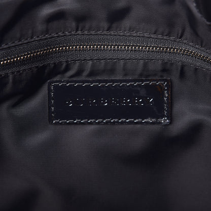 Burberry Patent Smoked Check Quilted Beaton Black 6 of 8
