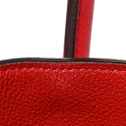 Hermes Togo Birkin 35 Rouge Casaque 39 of 41