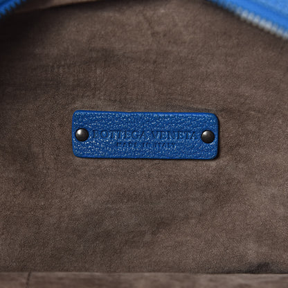 Bottega Veneta Madras Goatskin Heritage Brera Signal Blue New Chartreuse 6 of 12