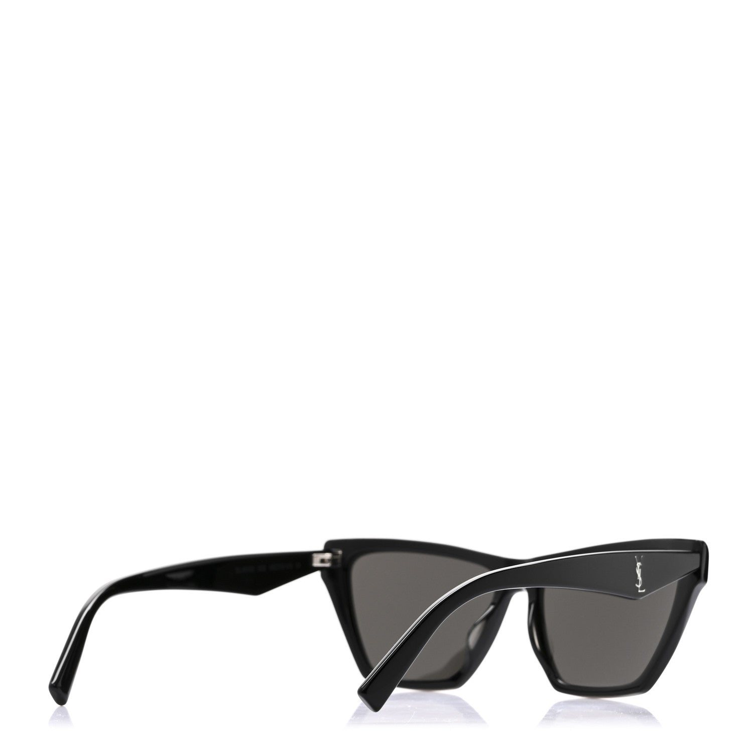 Saint Laurent New Wave SLM103 Kate Cat Eye Sunglasses Black 4 of 6