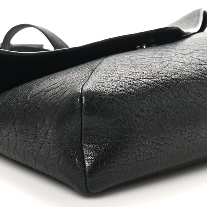 Saint Laurent Lambskin Cassandre Envelope Messenger Black 9 of 10