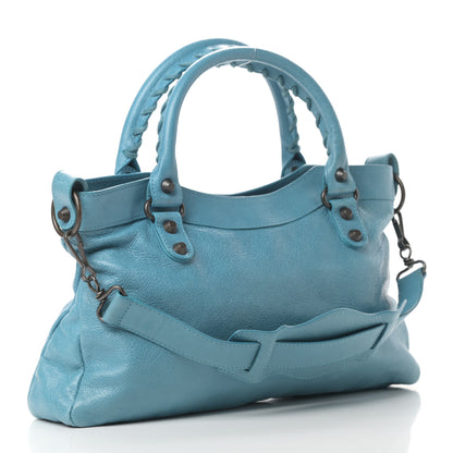 Balenciaga Agneau Classic Hardware First Bleu Indigo 3 of 10