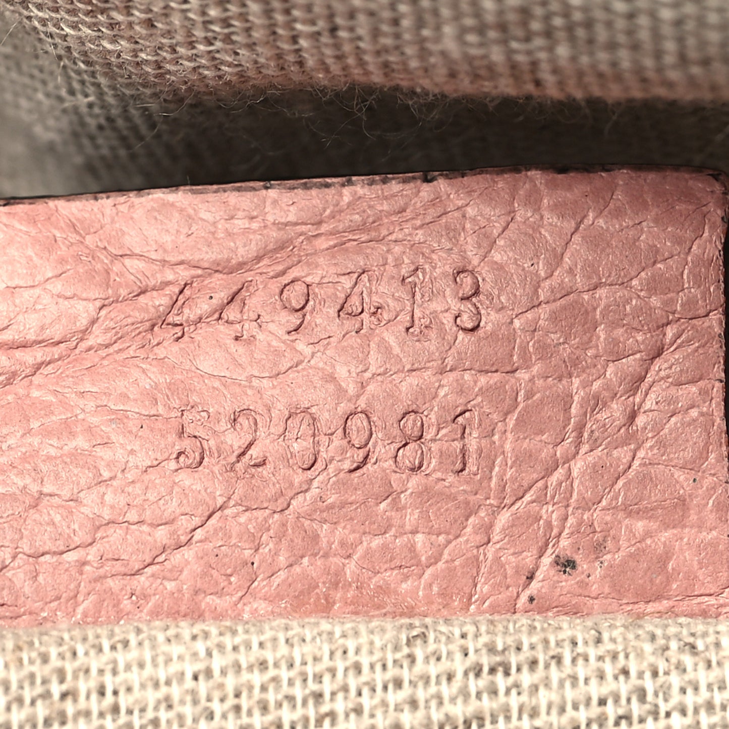 Monogram Mini Bree Messenger Bag Beige Soft Pink