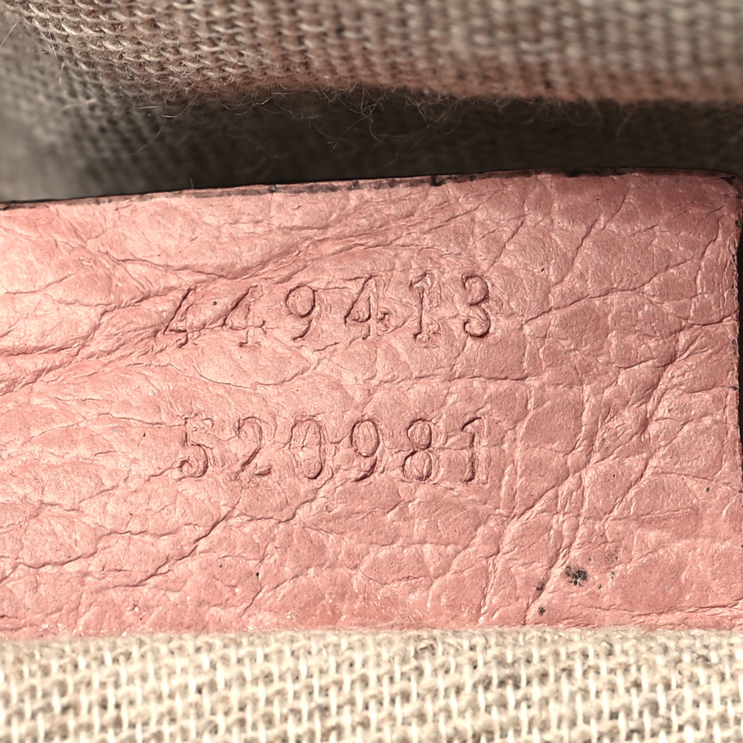 Gucci Monogram Mini Bree Messenger Bag Beige Soft Pink 7 of 10