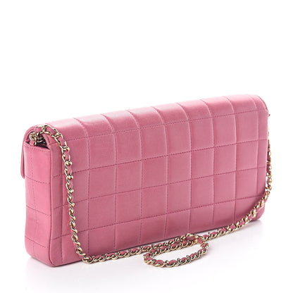 Chanel Lambskin East West Chocolate Bar Flap Pink 3 of 9