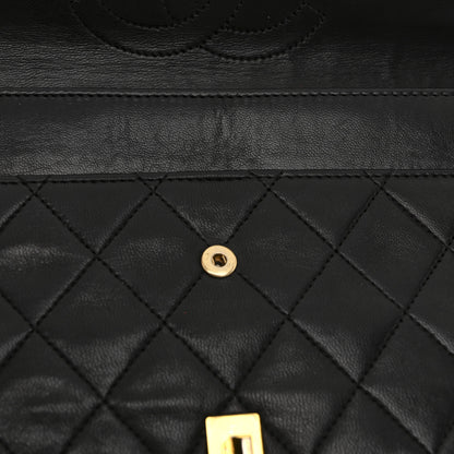 Chanel Lambskin Quilted Medium Double Flap Bijoux Chain Black 11 of 11
