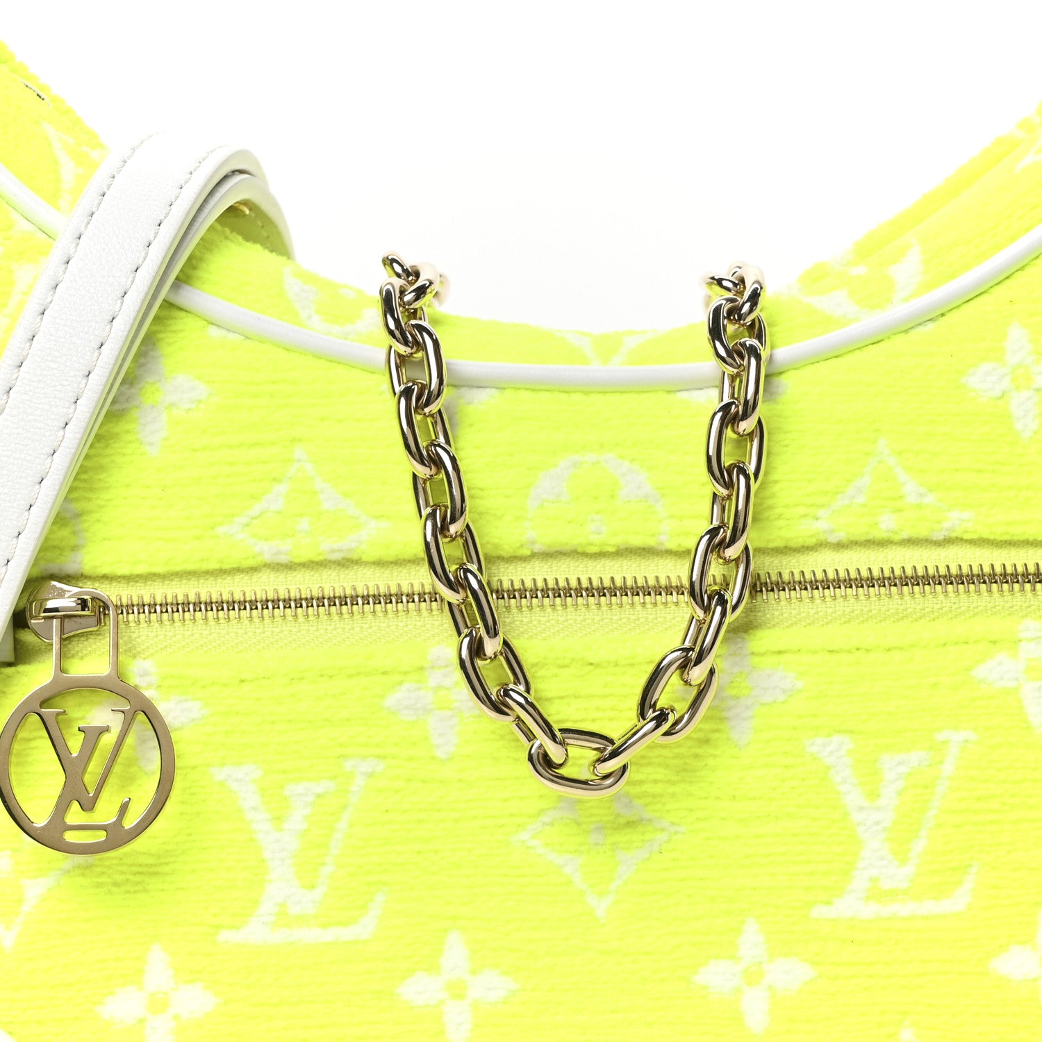 Louis Vuitton Monogram Jacquard Velvet Loop Yellow 7 of 9