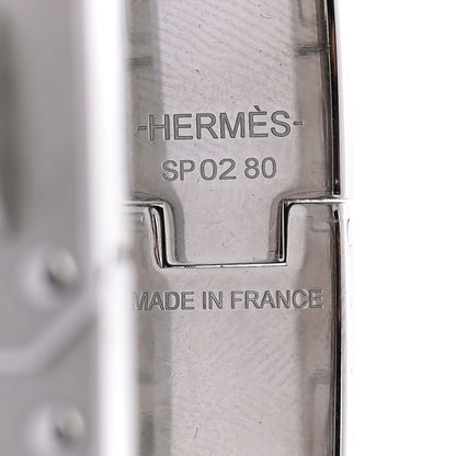 Hermes Matte Enamel Mens Kelly Bracelet T5 Etain 4 of 5