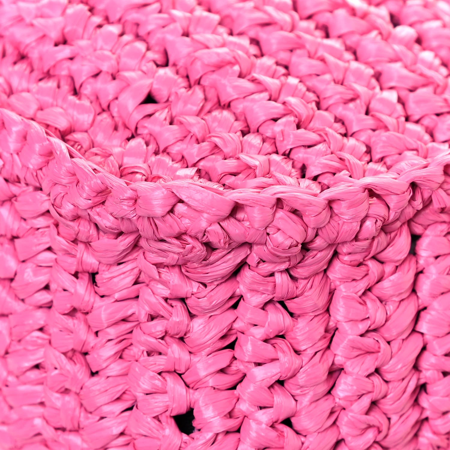 Saint Laurent Raffia Calfskin Monogram Medium Niki Chain Satchel Bright Pink 12 of 14