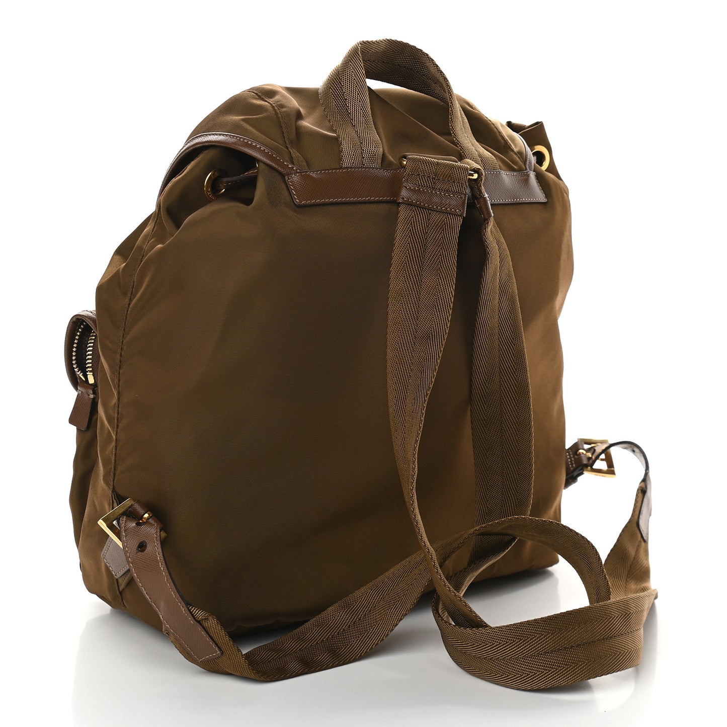 Tessuto Nylon Saffiano Vela Backpack Rovere