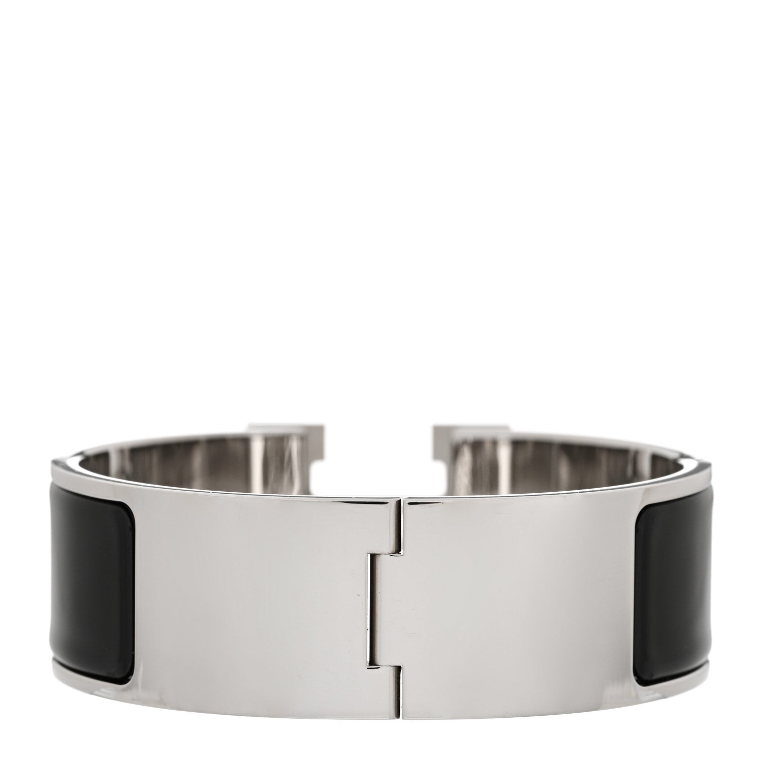 Hermes Enamel Wide Clic Clac H Bracelet PM Black 2 of 4