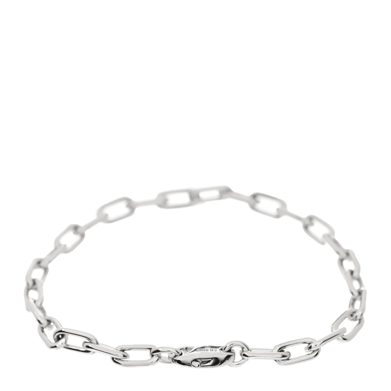 Cartier 18K White Gold Spartacus Chain Bracelet 2 of 5