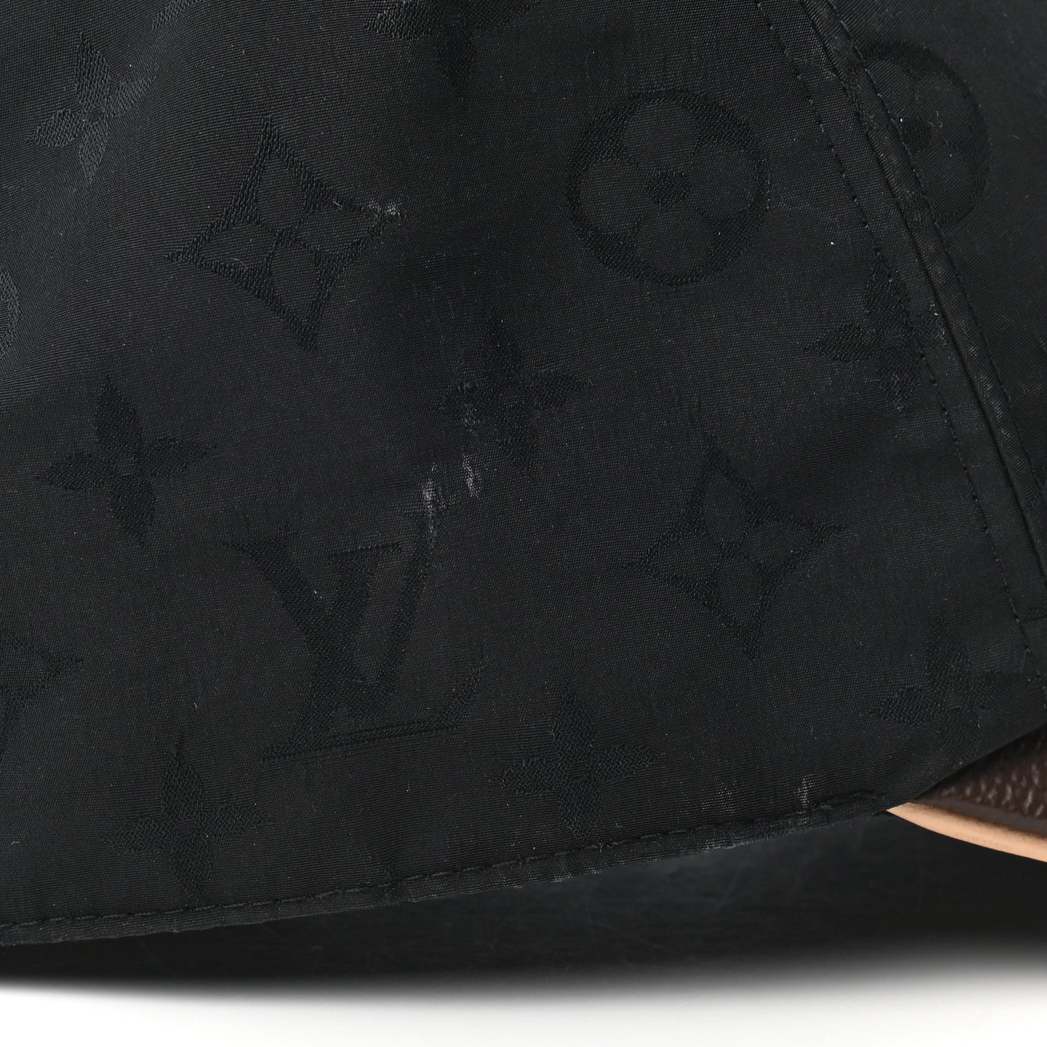 Louis Vuitton Polyester Silk Monogram LV Get Ready Cap L Black 8 of 10