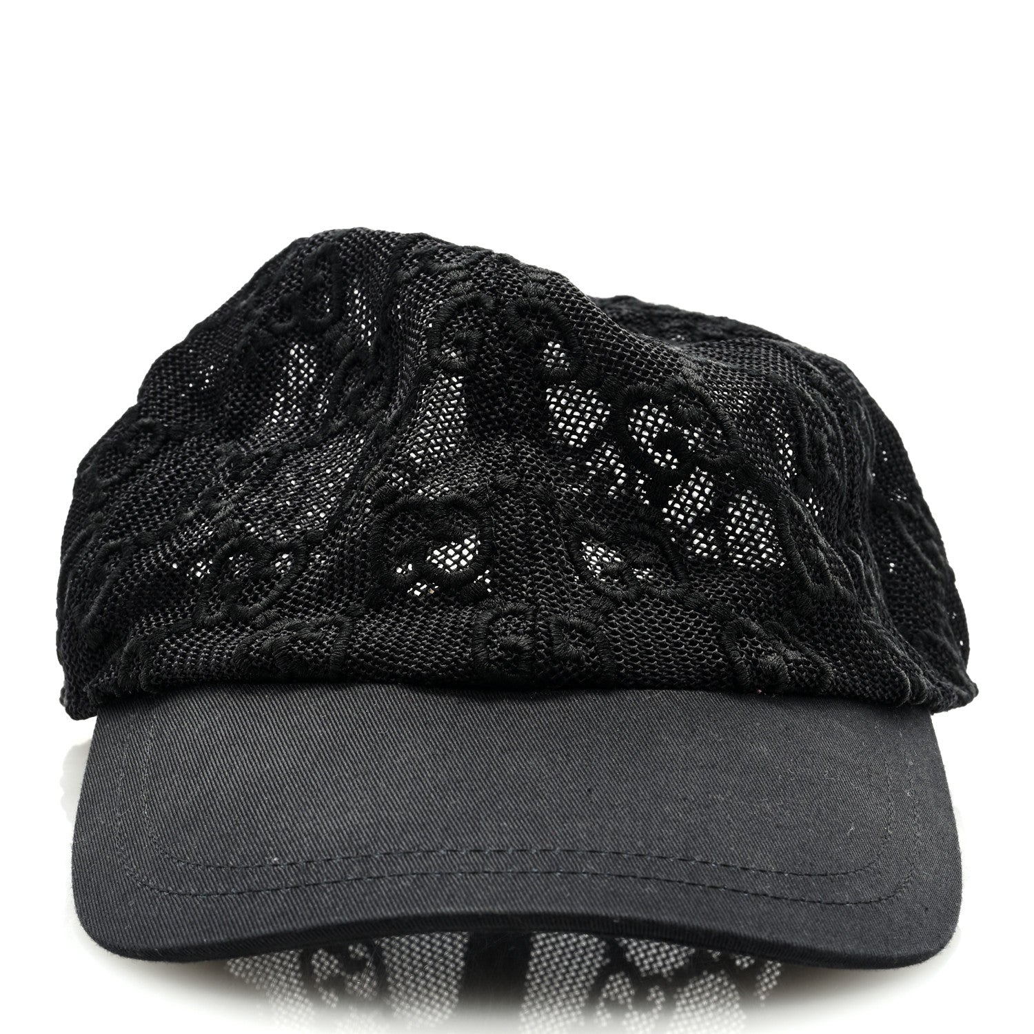 Gucci GG Mesh Baseball L Hat Black 2 of 8
