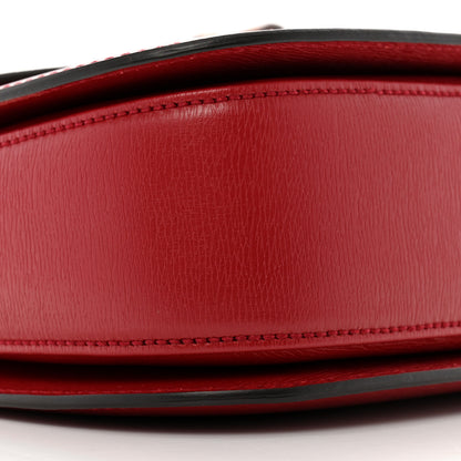 Gucci Shangai Calfskin Small Classic Bamboo Top Handle Bag Romantic Cerise 9 of 11