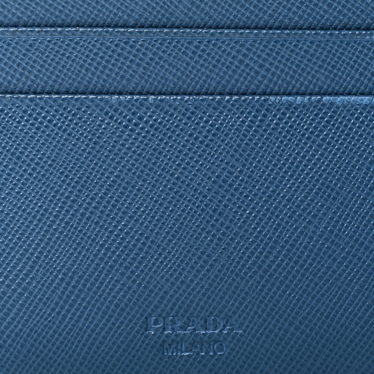 Saffiano Bi-Fold Wallet Cobalto