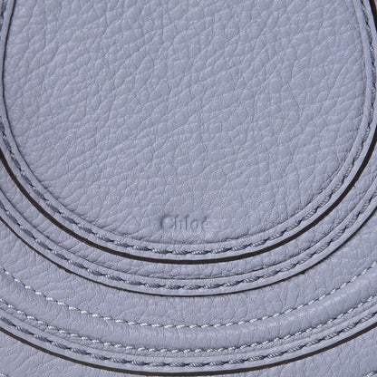 Chloe Calfskin Mini Marcie Round Crossbody Bag Washed Blue 8 of 10