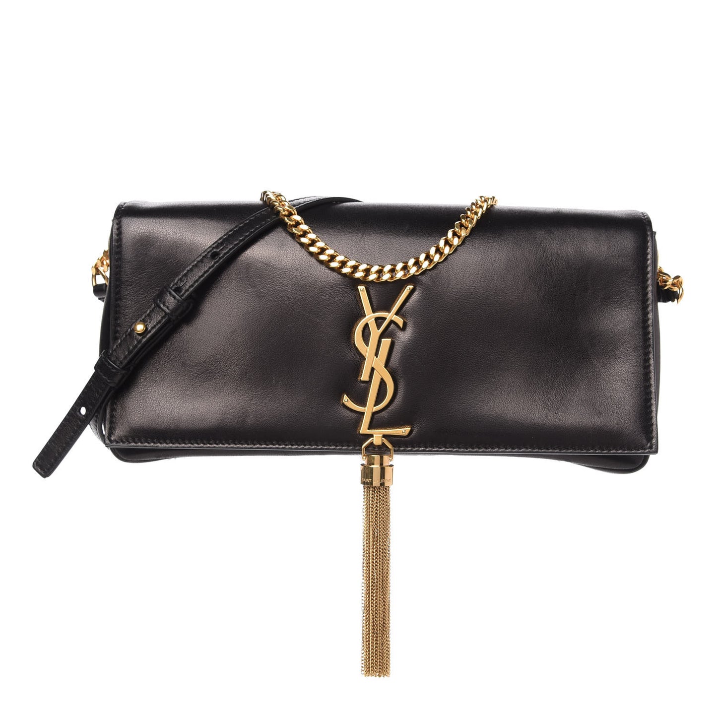 Lambskin Monogram Tassel Kate 99 Black