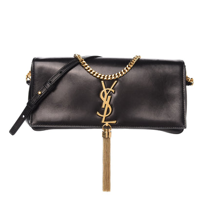 Saint Laurent Lambskin Monogram Tassel Kate 99 Black 1 of 11