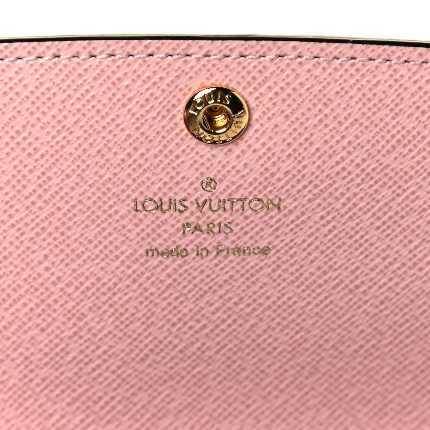 Monogram Emilie Wallet Rose Ballerine