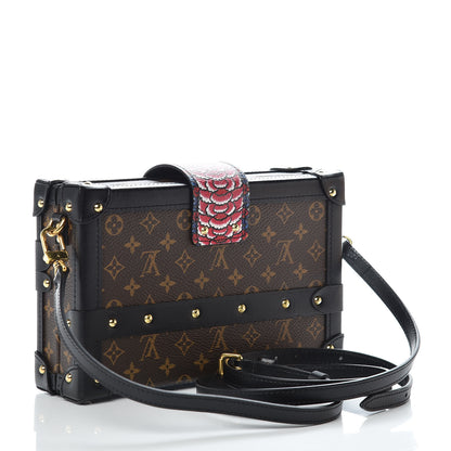 Louis Vuitton Monogram Kabuki Petite Malle Black 3 of 11