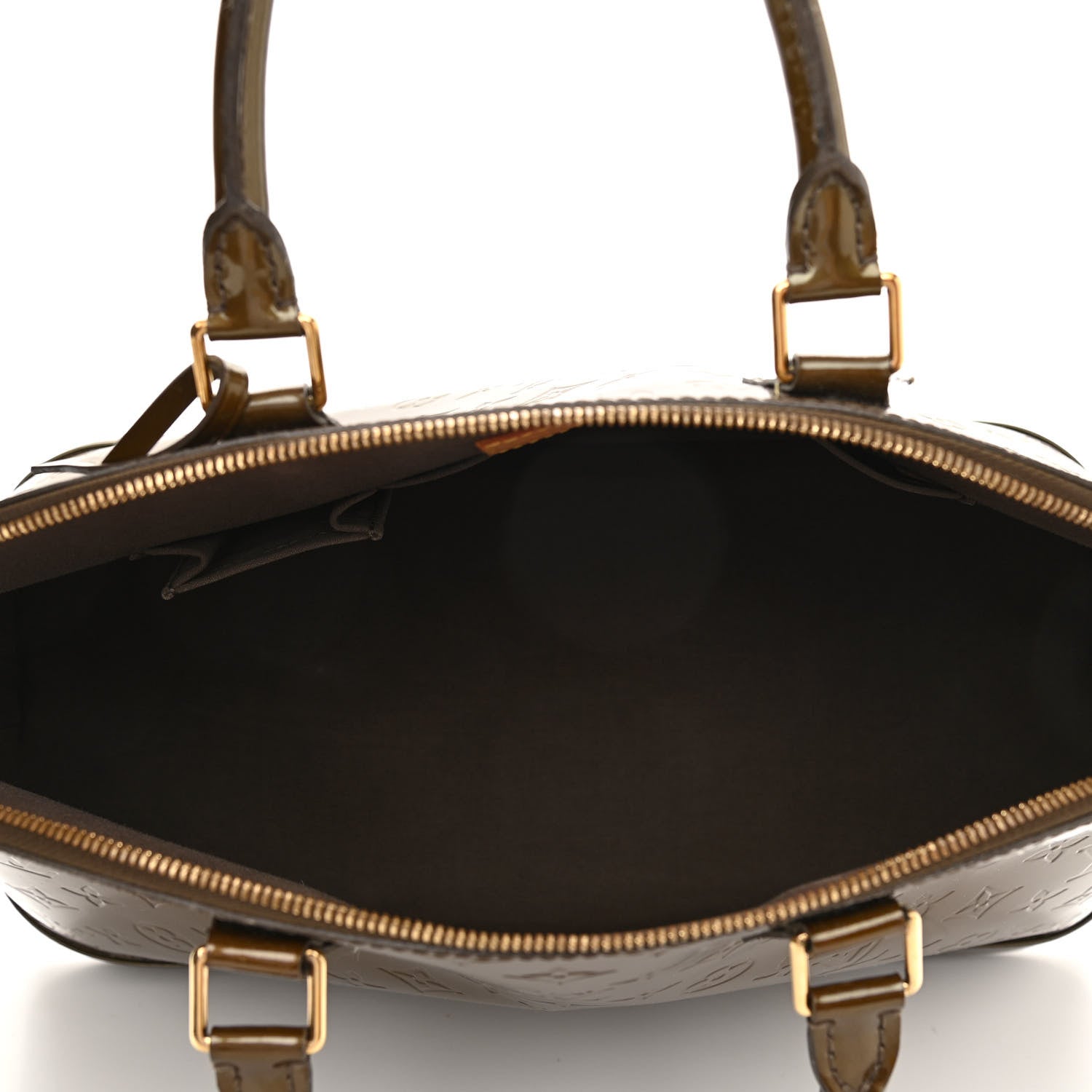 Louis Vuitton Vernis Alma GM Vert Olive 5 of 12