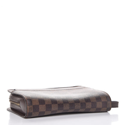 Louis Vuitton Damier Ebene Pochette Saint Louis Clutch 4 of 12