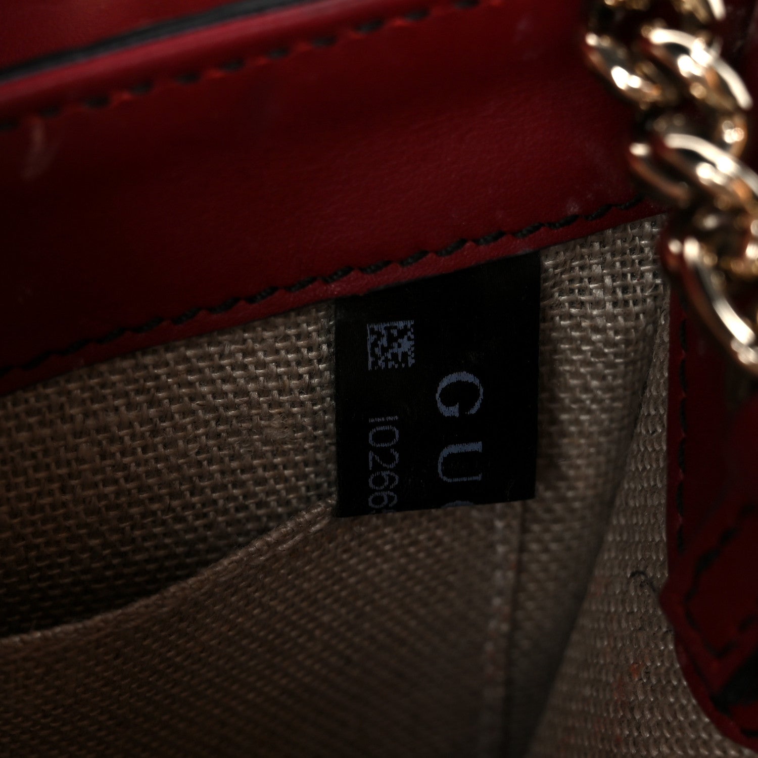 Gucci Soft Microguccissima Mini Emily Chain Shoulder Bag Rosso 8 of 12