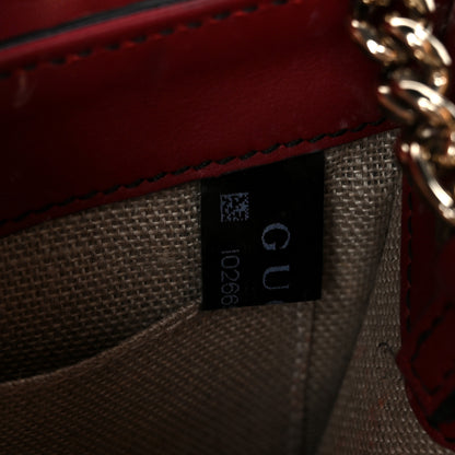 Gucci Soft Microguccissima Mini Emily Chain Shoulder Bag Rosso 8 of 12
