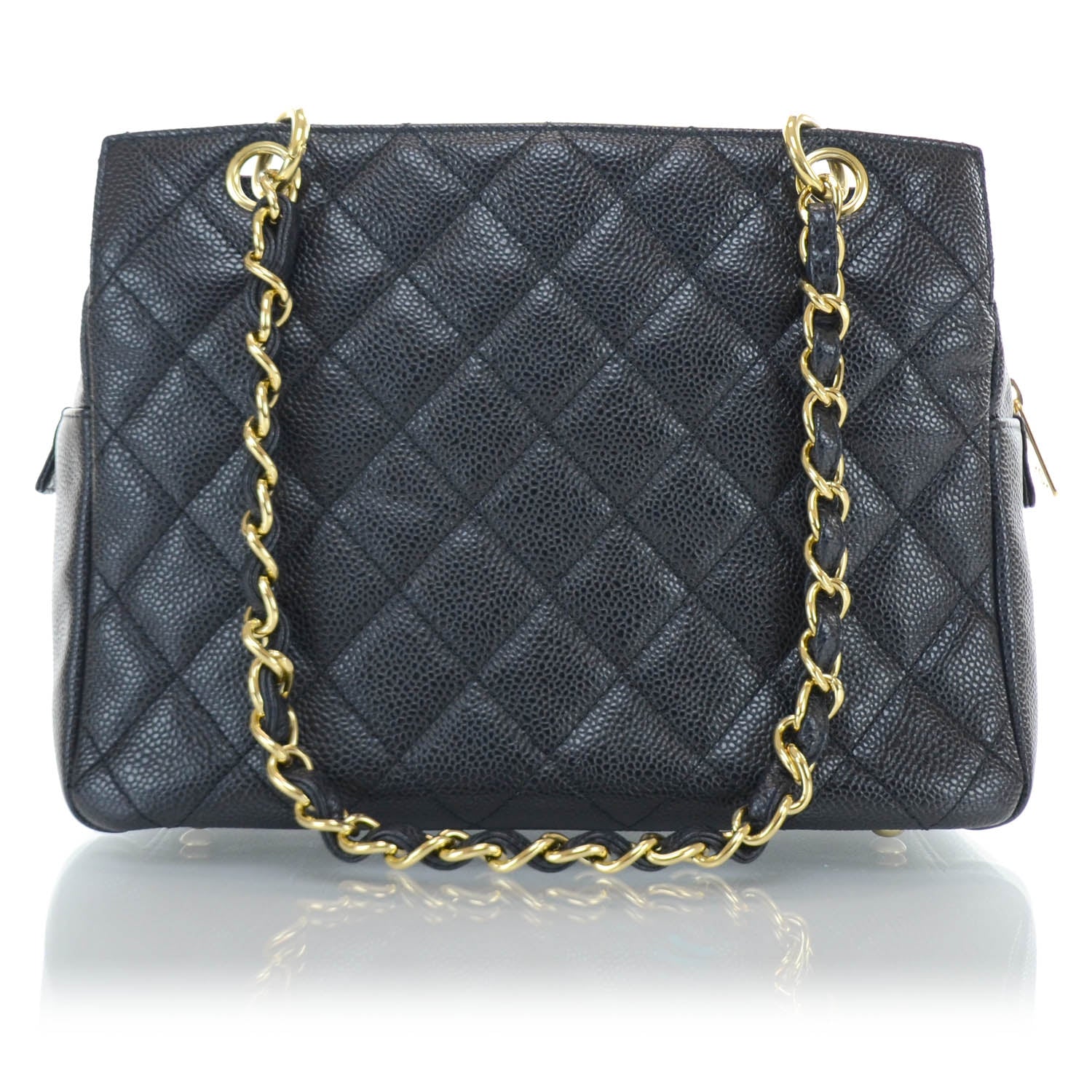 Chanel Caviar Quilted Petit Timeless Tote PTT Black 3 of 11