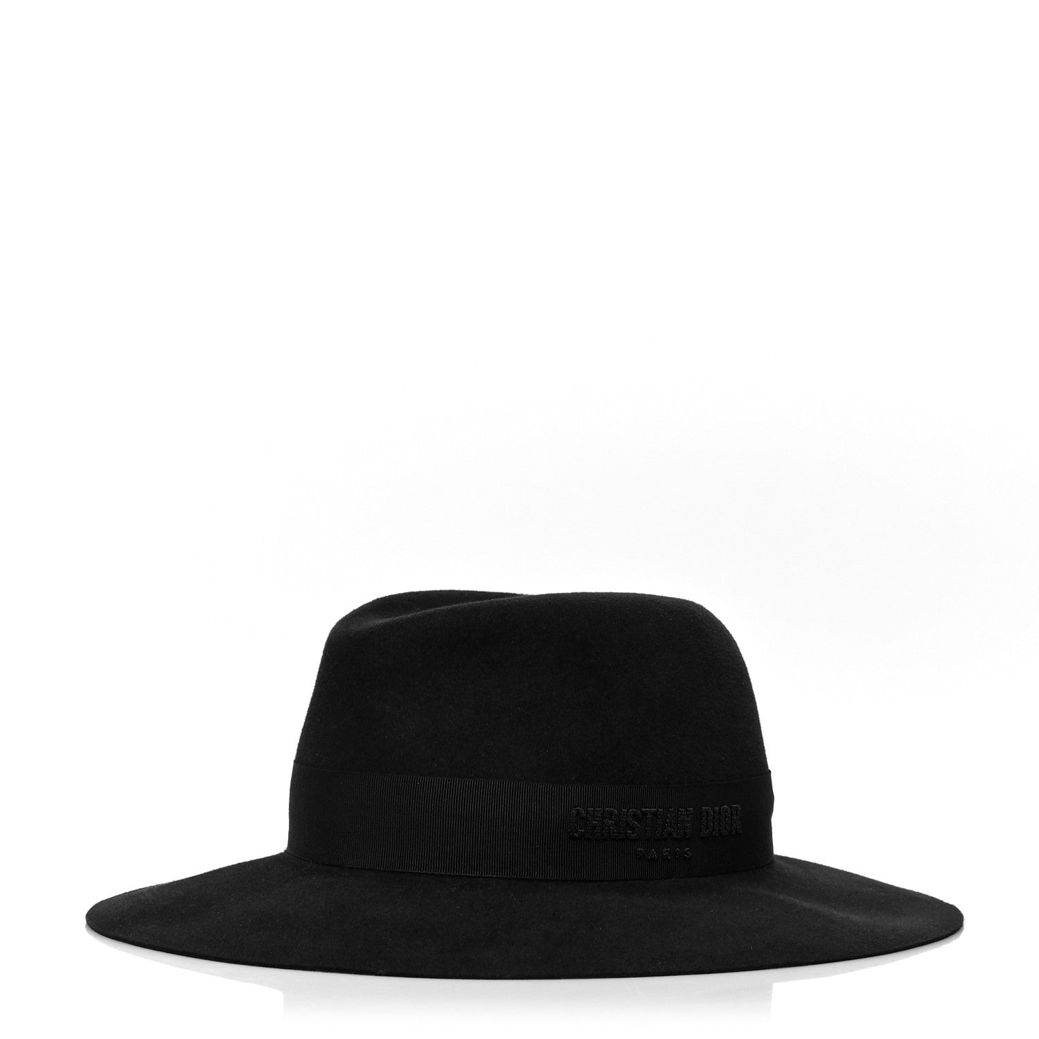 Christian Dior Rabbit Felt Dior Hat 57 Black 1 of 7