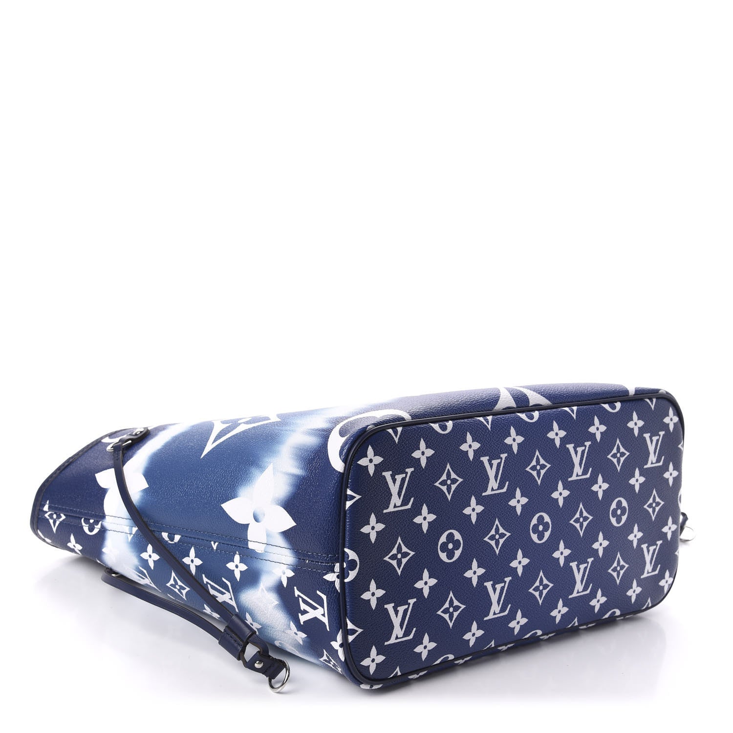 Louis Vuitton Monogram Escale Neverfull MM Blue 5 of 12