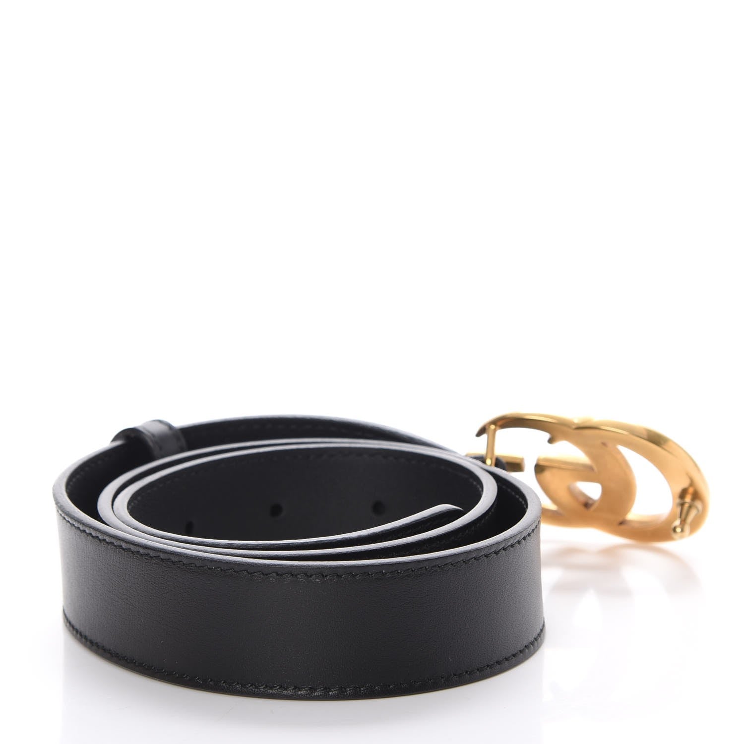 Gucci Calfskin Double G 30mm Belt 75 30 Black 3 of 6