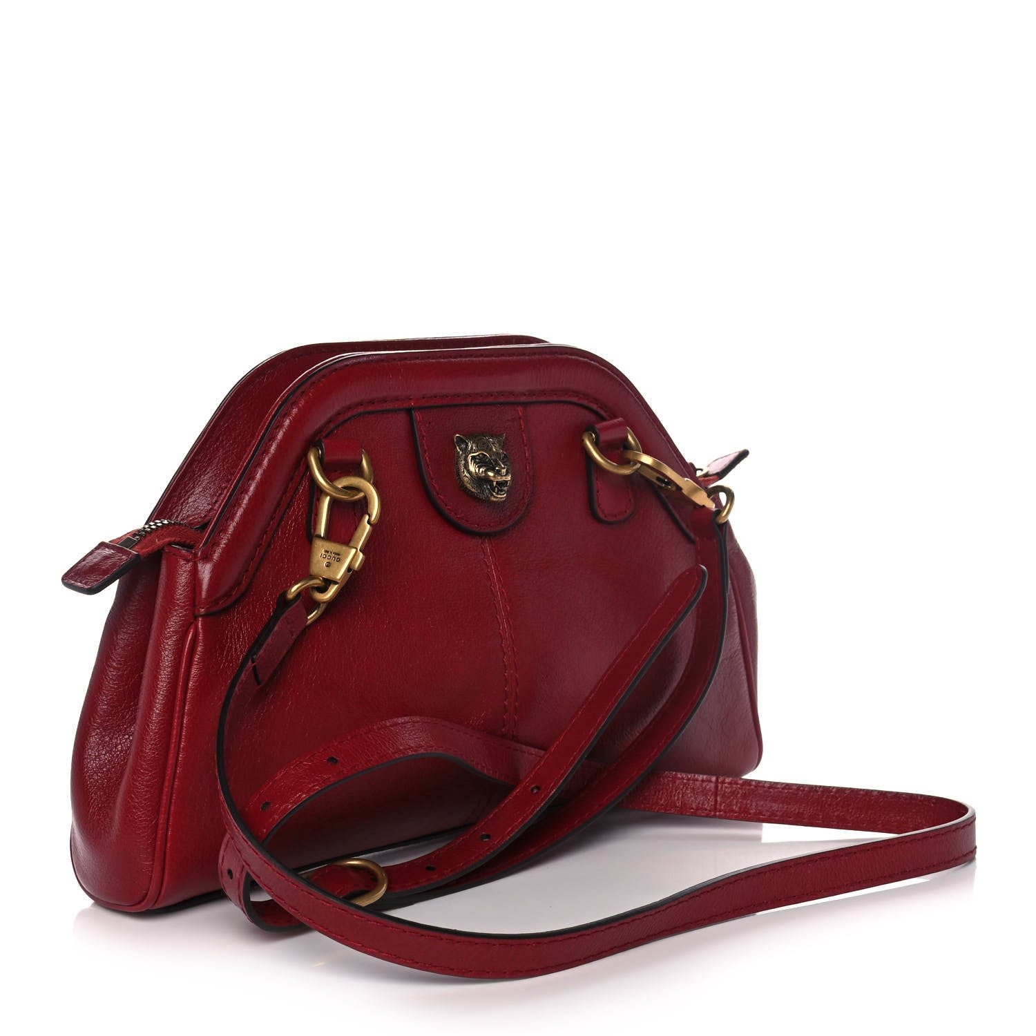 Gucci Piuma Lux Calfskin Small Re(Belle) Crossbody Bag Romantic Cerise 3 of 11