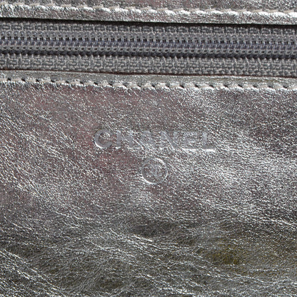 Chanel Calfskin Reissue Wallet On Chain WOC Silver 7 of 9