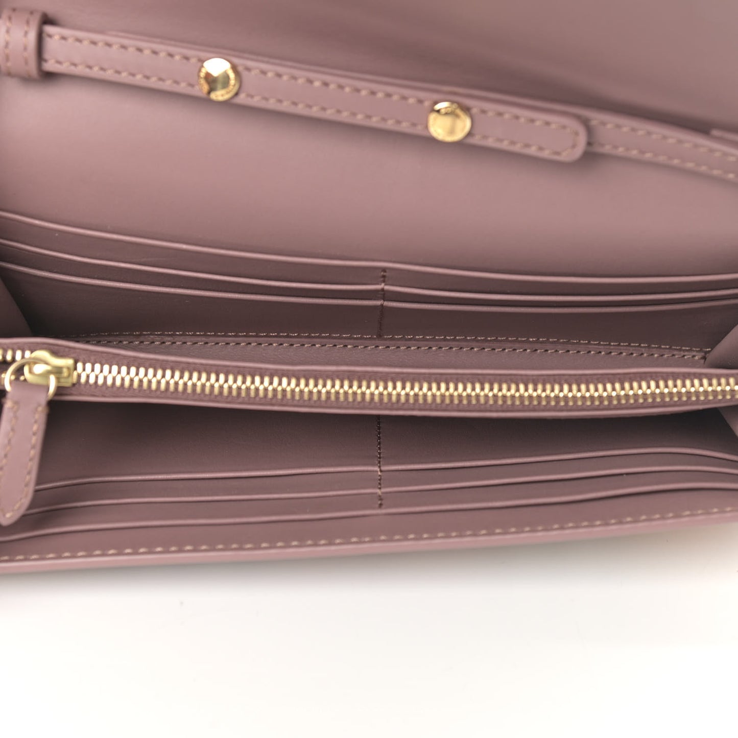 Haymarket Check Henley Wallet On Chain Dusty Pink