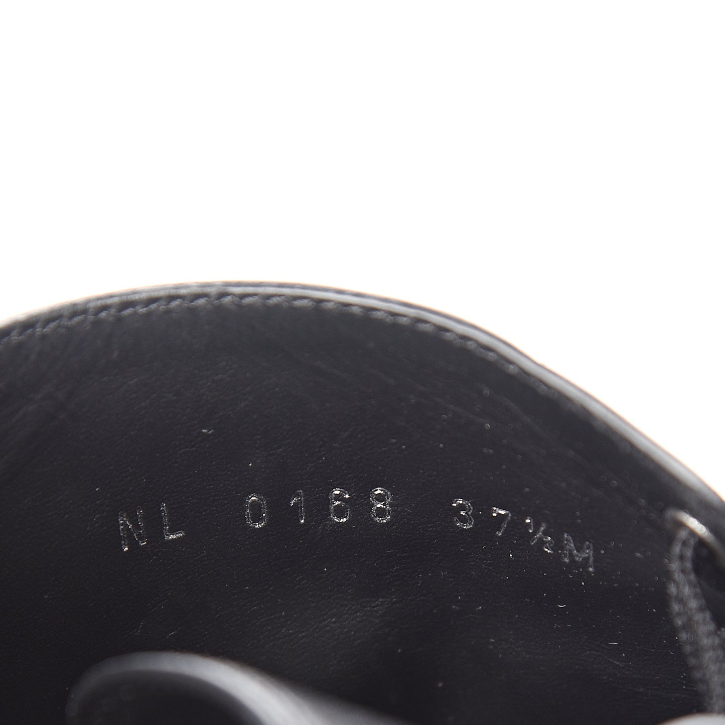 Calfskin LV Black Heart Flat Ranger Boots 37.5 Black
