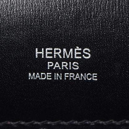 Hermes Box Kelly Cut Clutch Black 18 of 24