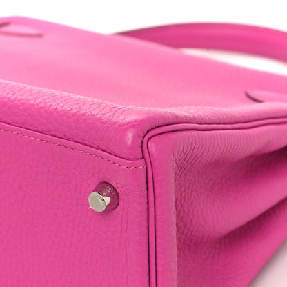 Hermes Taurillon Clemence Kelly Retourne 28 Rose Pourpre 12 of 12